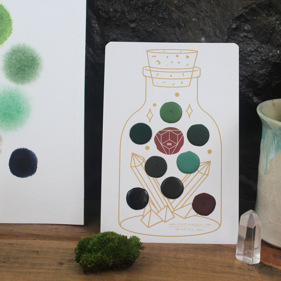 Dotcard de 8 Colores Bosque Profundo