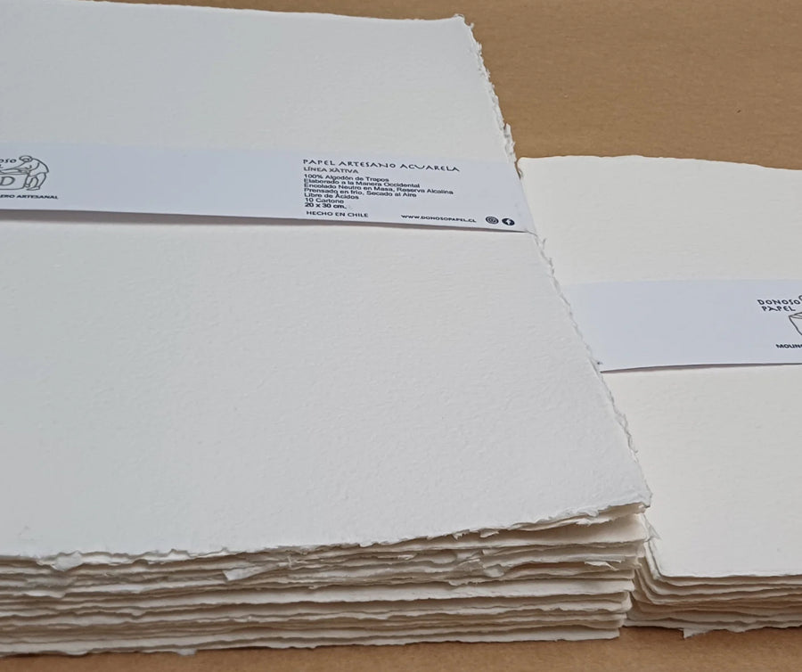 Papel para Acuarela Hecho a Mano