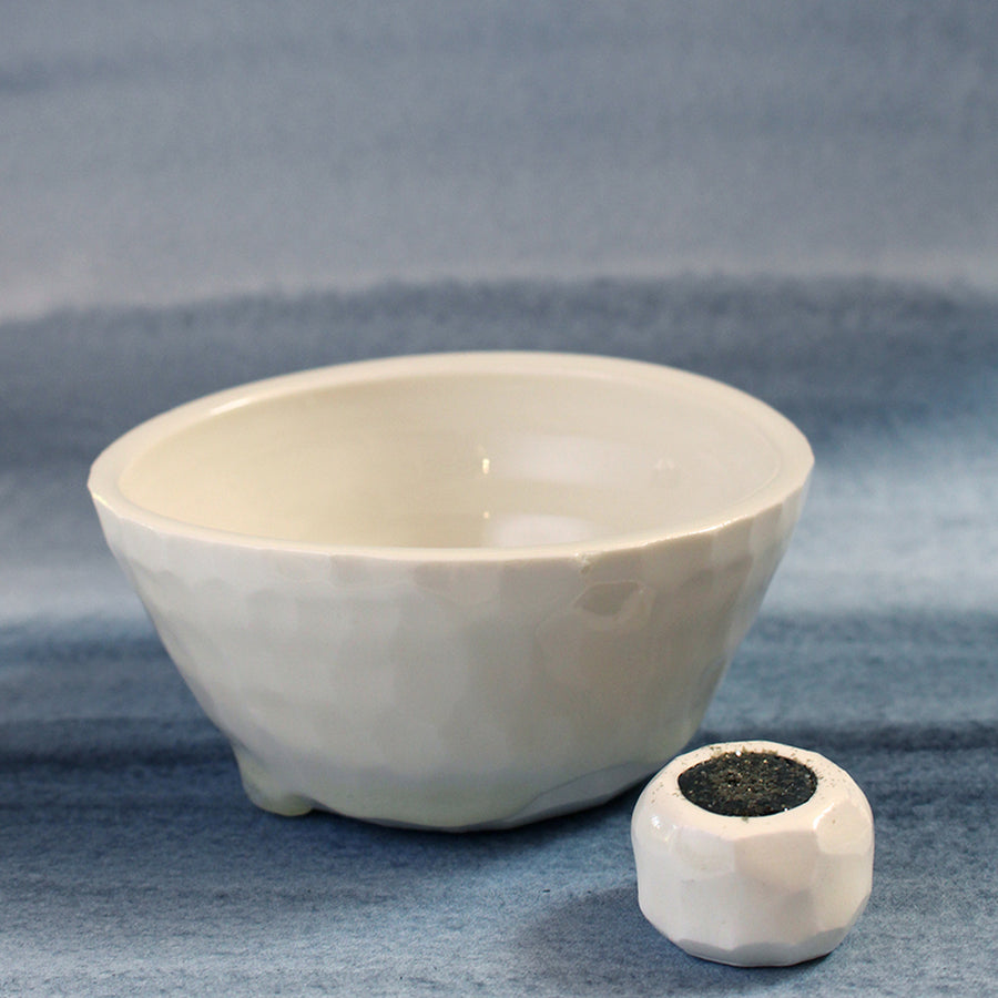 Bowl de porcelana para el Agua: Tamaño L